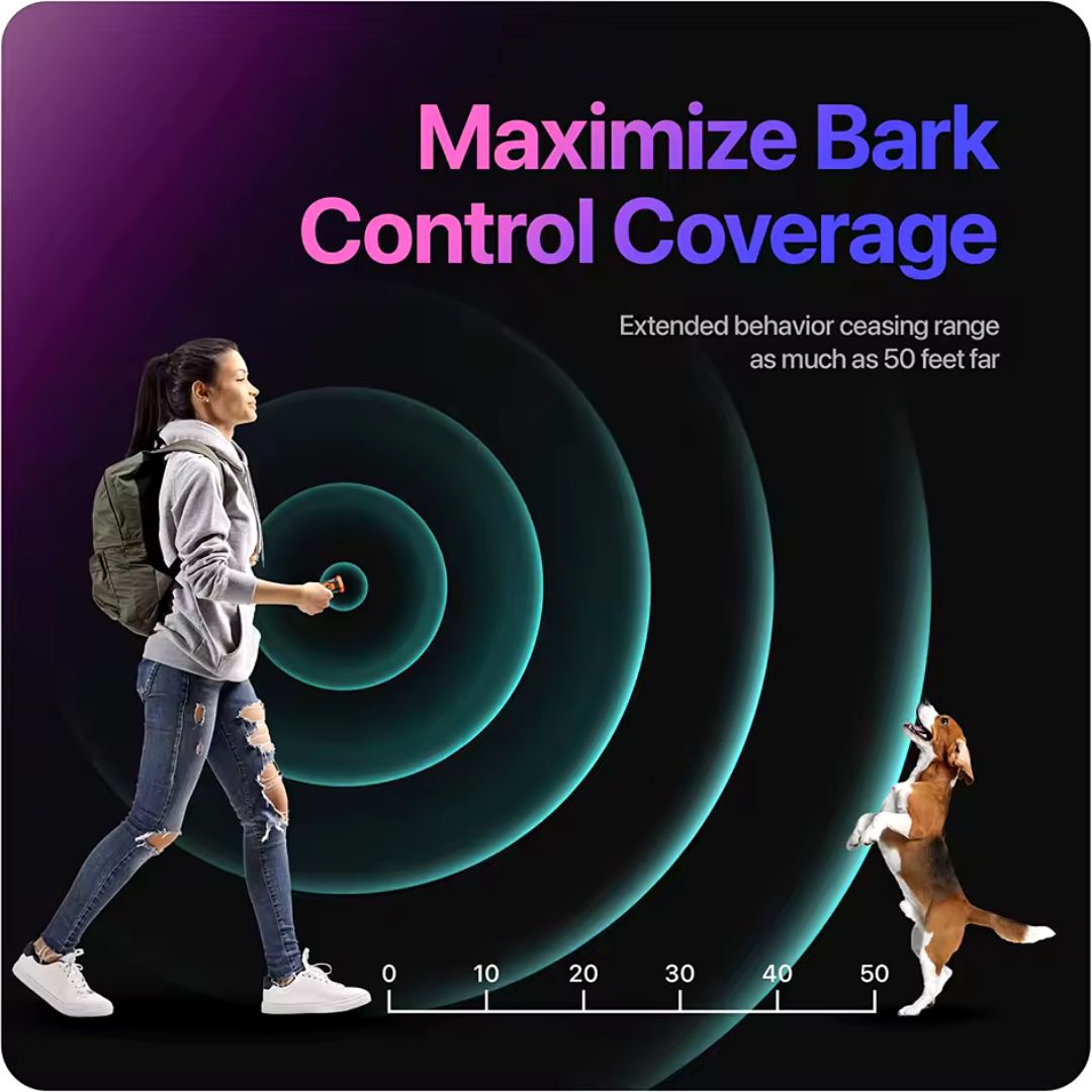 KanineCare® Ultrasonic Dog Training & Bark Deterrent Device
