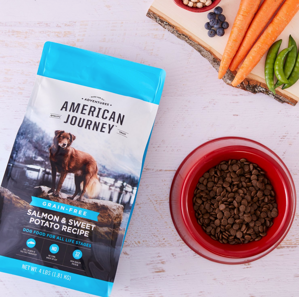 American Journey Salmon Sweet Potato Recipe Grain Free Dry Dog